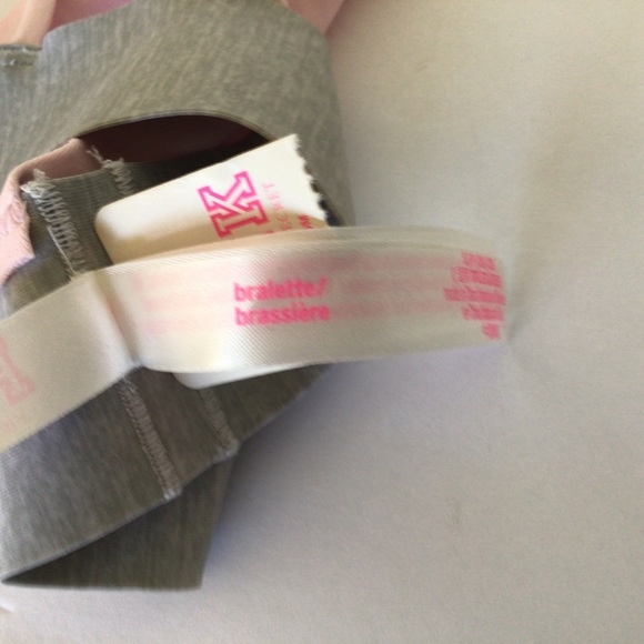 PINK VICTORIAS SECRET UNLINED BRALETTE SMALL NWT - Picture 7 of 9